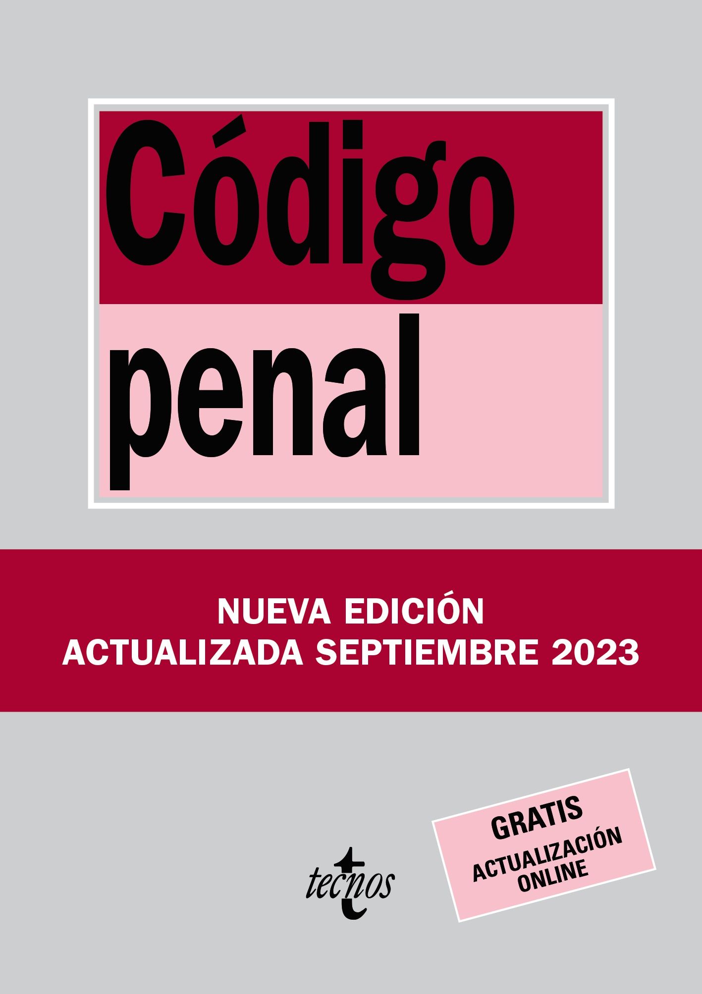 Cubierta Código penal septiembre 2023 Imagen Cubierta Código penal septiembre 2023
