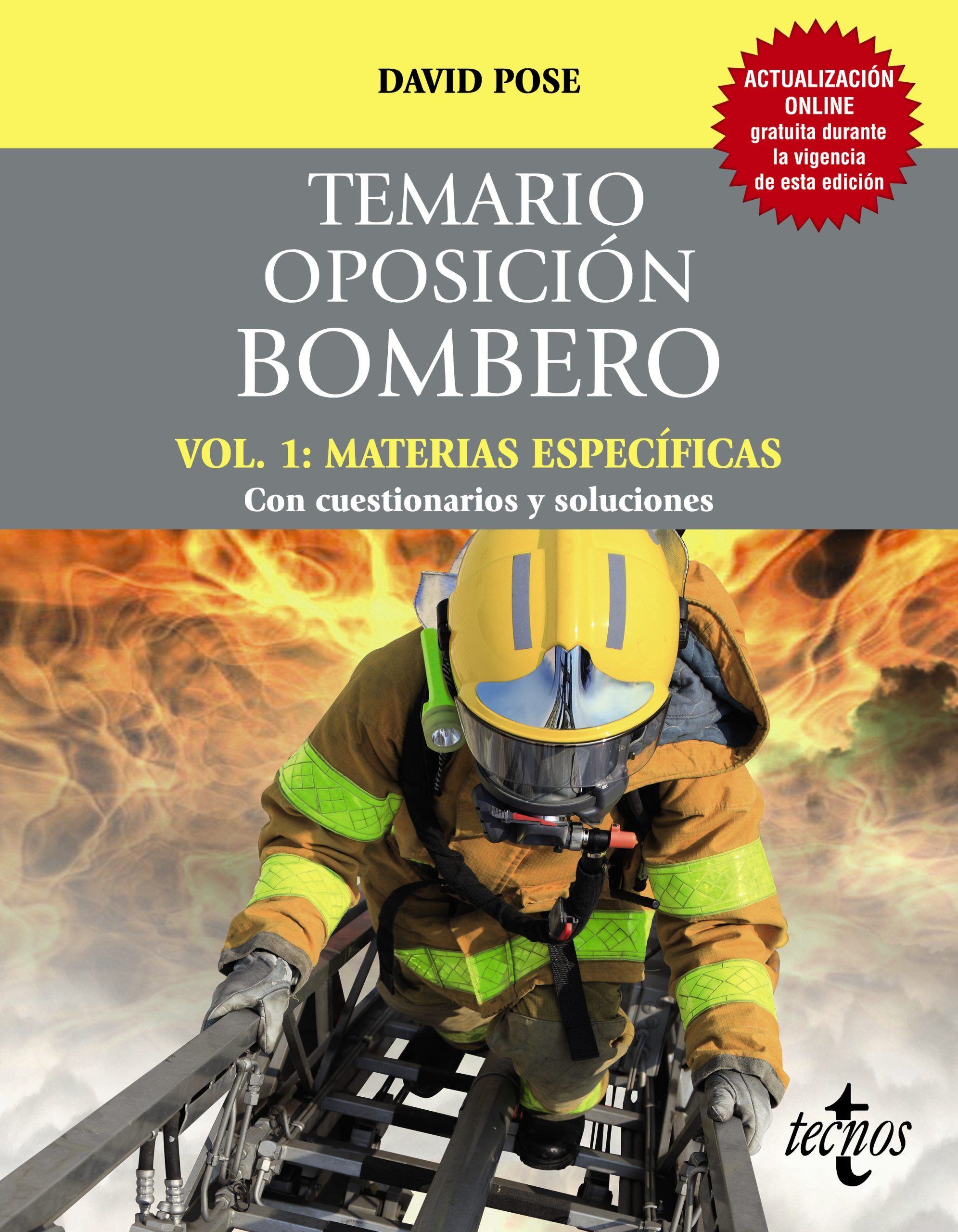 Cubierta temario oposición bombero Imagen Cubierta temario oposición bombero